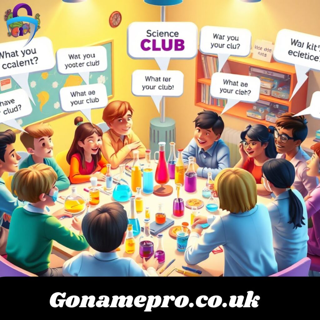 Clever Names For Science Club