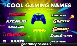Cool Gaming Names For Team And Solo Players