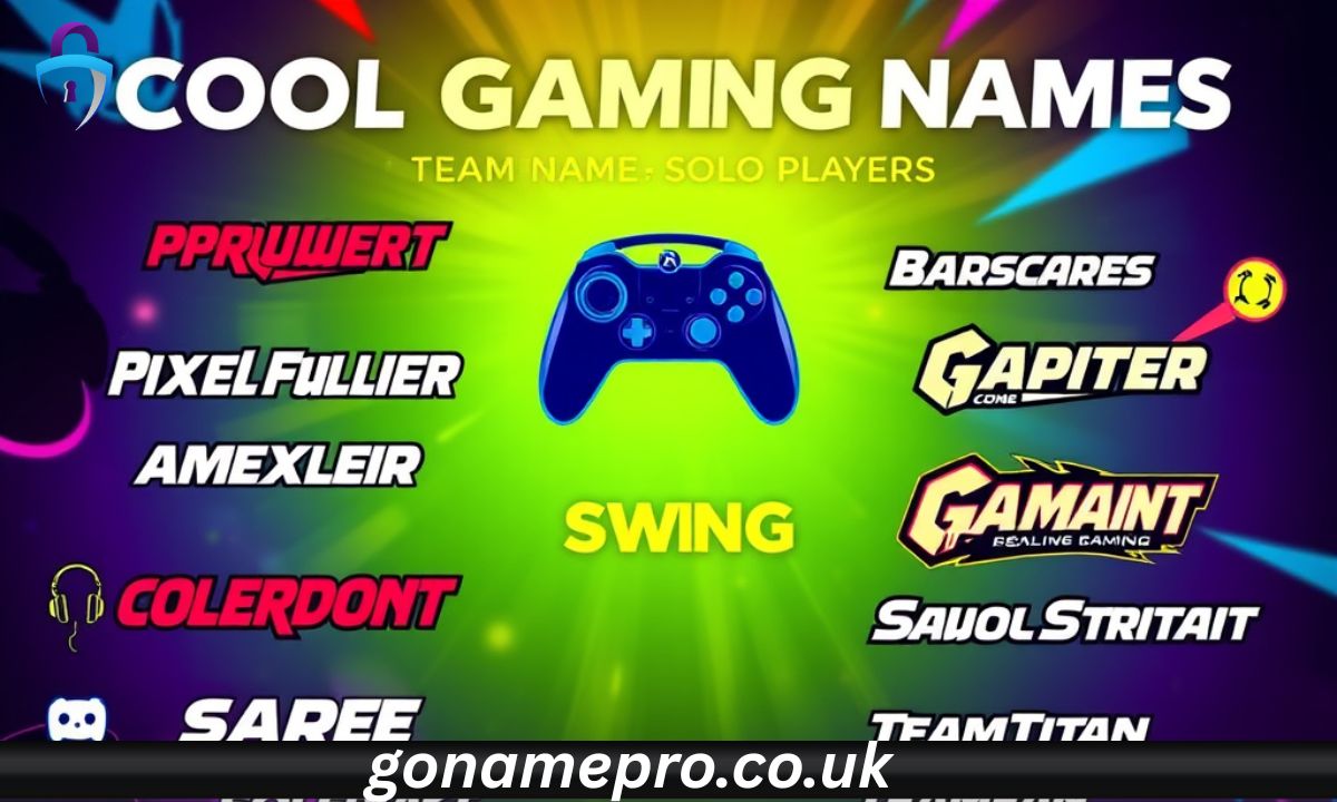 Cool Gaming Names For Team And Solo Players