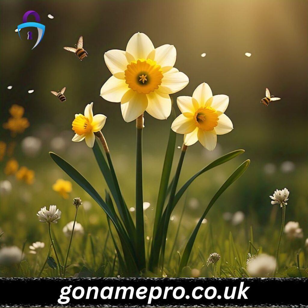 Cute & Playful Daffodil Captions 🐰