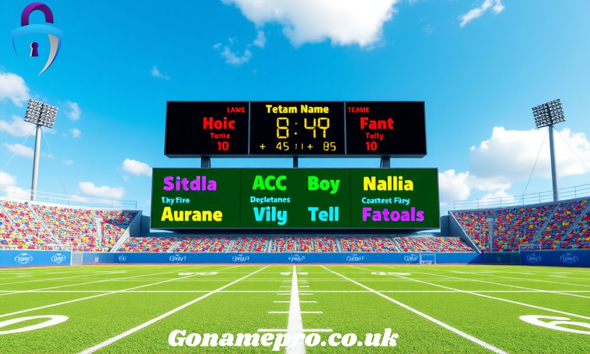 Flag Football Team Names