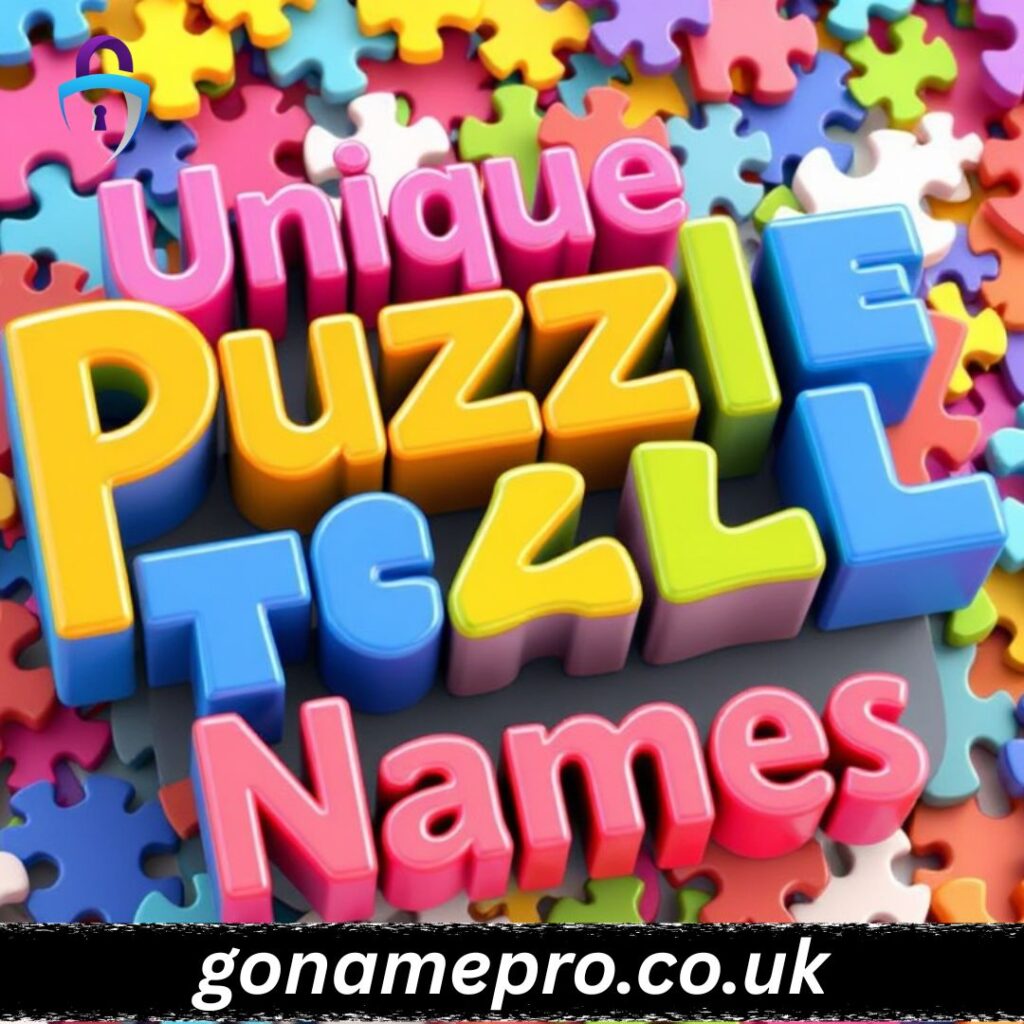 🌟 Unique Puzzle Team Names Ideas