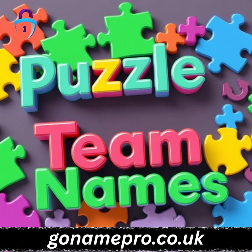 🔍 Puzzle Solving Team Names