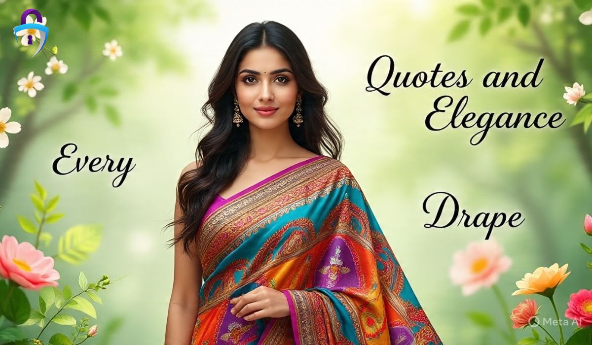 Beautiful Saree Caption: Quotes and Elegance in Every Drape